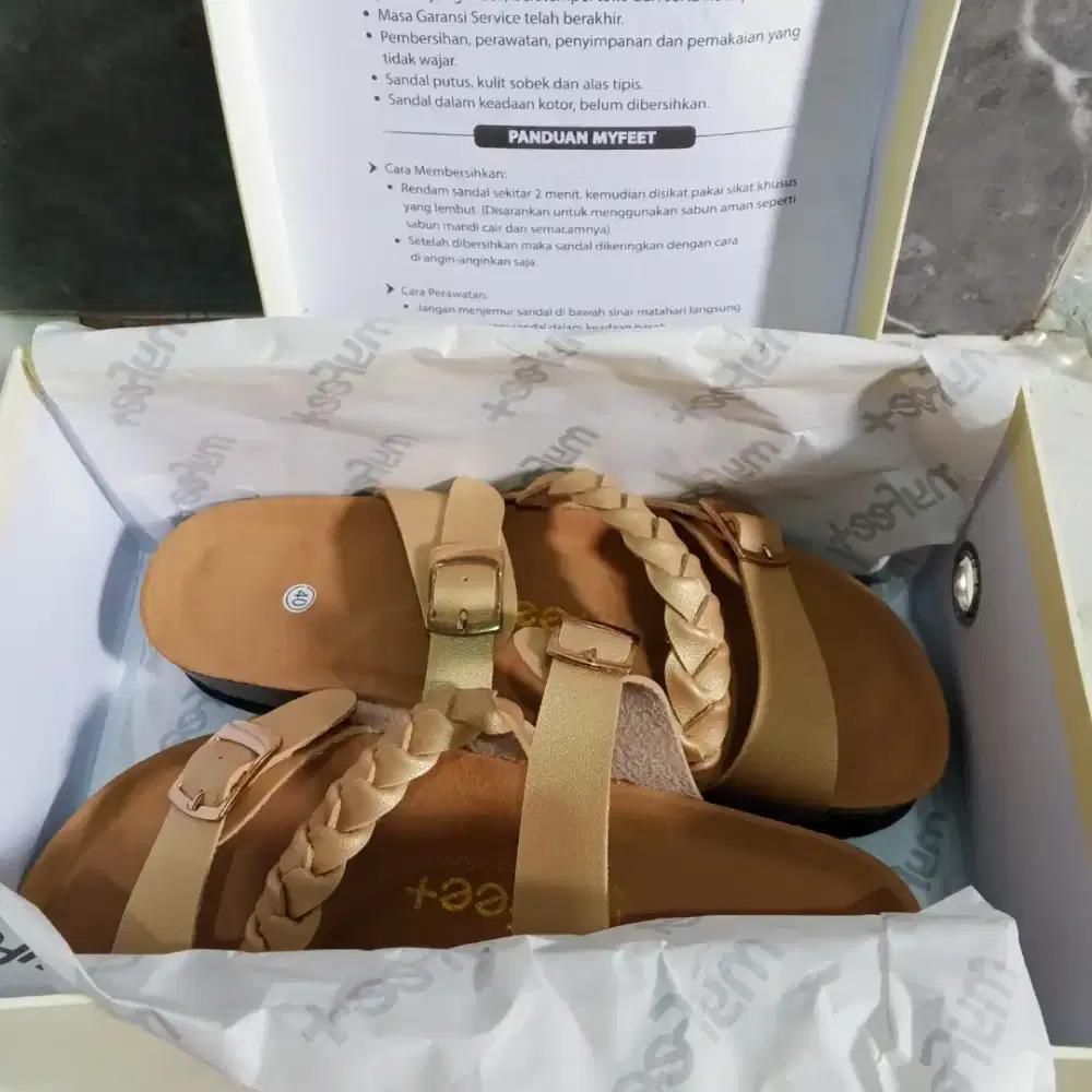Sandal myFee+ Kondisi Baru New