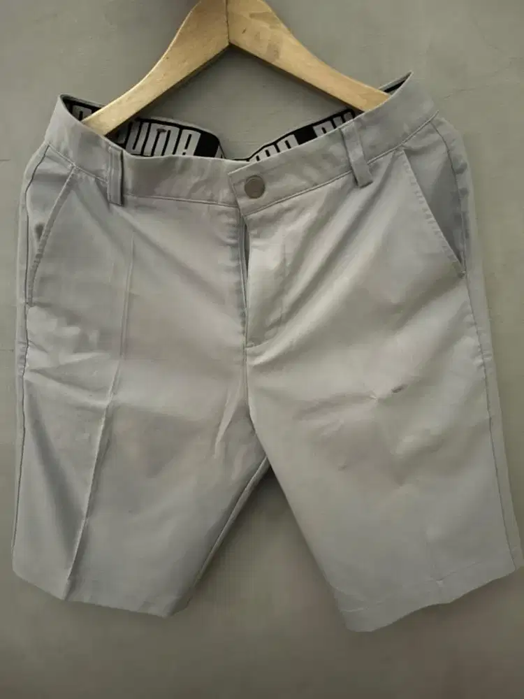 celana pendek puma abu abu