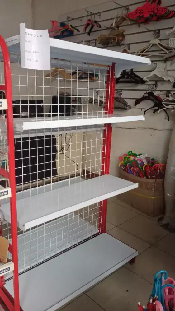 Rak display supermarket rak gondola