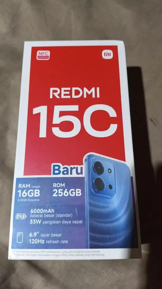 XIAOMI REDMI 15C 16/256 NEW SEGEL WARNA ORANGE