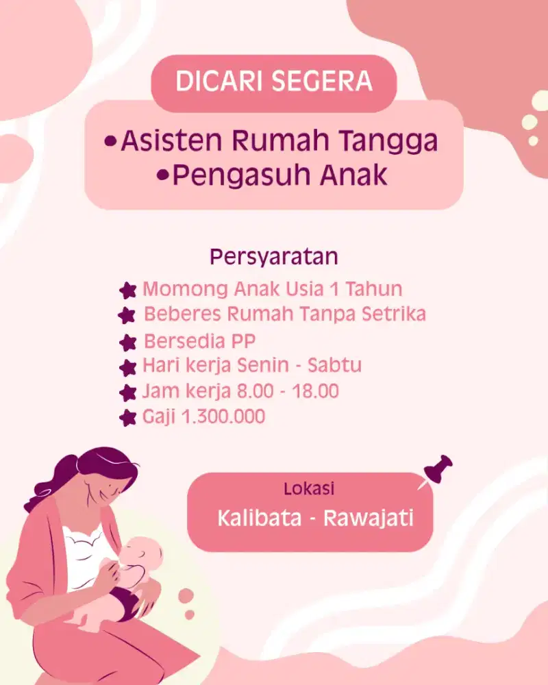 DICARI SEGERA MOMONG DAN BEBERES