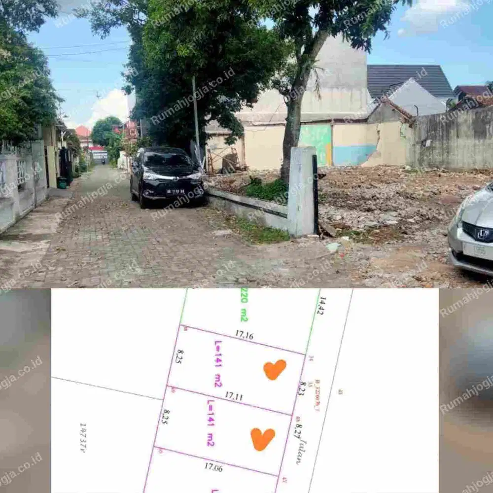 tanah sangat strategis dan istimewa sawitsari jln kaliurang KM 6
