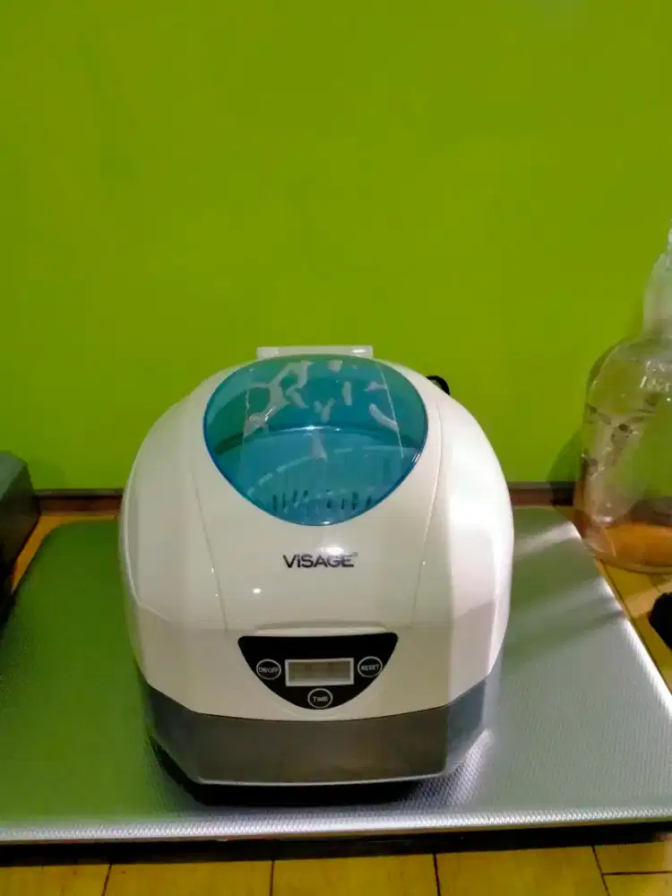 Pembersih Ultrasonik Digital Portable Visage 220v