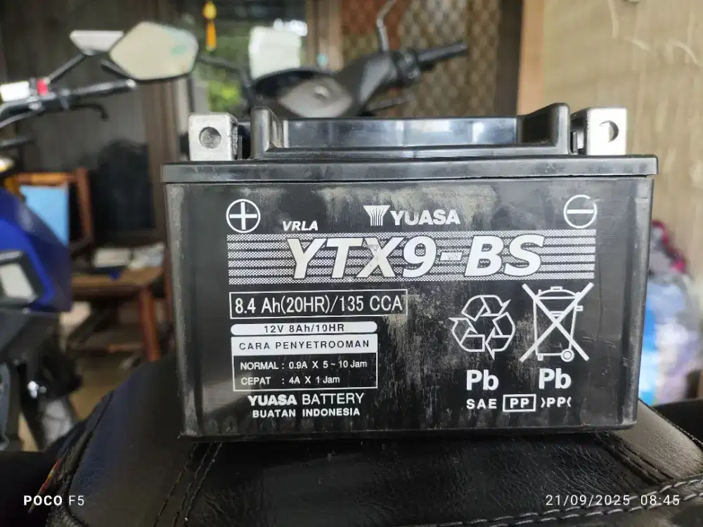 Aki YUASA YTX9-BS, 8,4Ah
