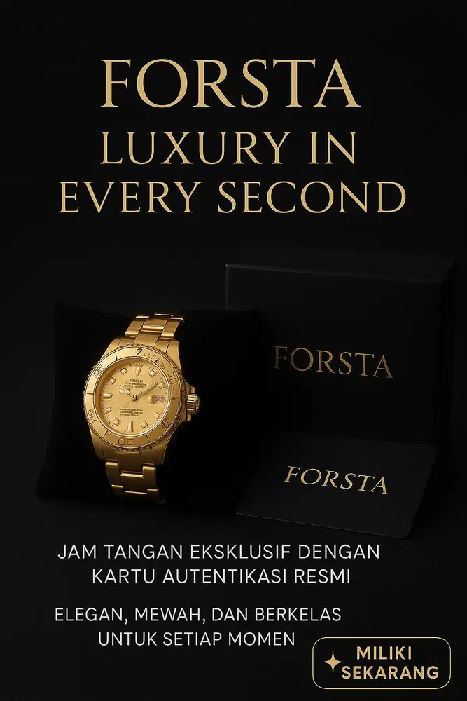 Jam Tangan Kesehatan Forsta 512 Momento All Gold - Woman