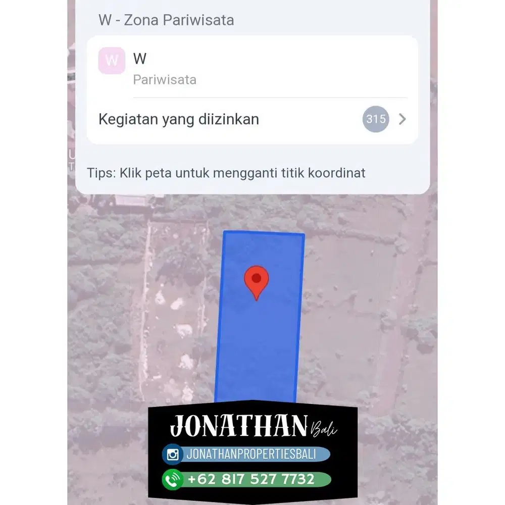 Dijual Tanah / Freehold – Lokasi Sangat Langka di Karma Kandara, Ungasan - LSKT