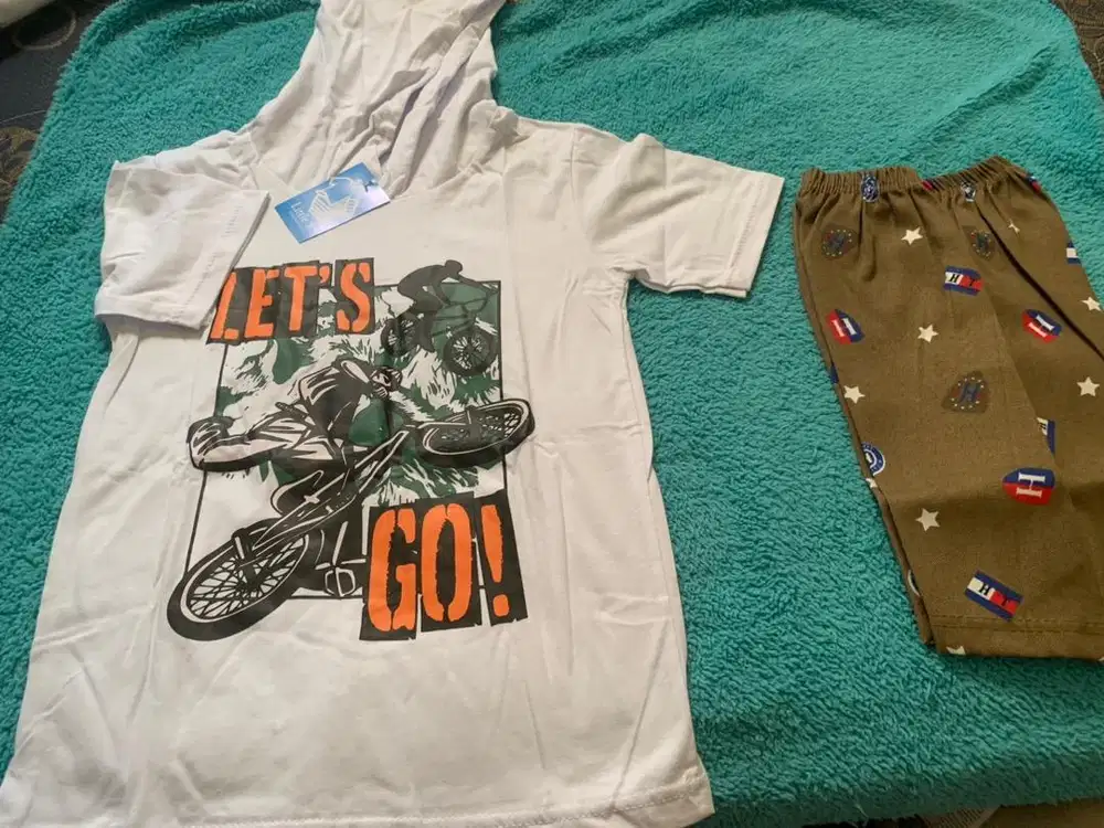 Set anak cowok hoodie Brand Little S (new)