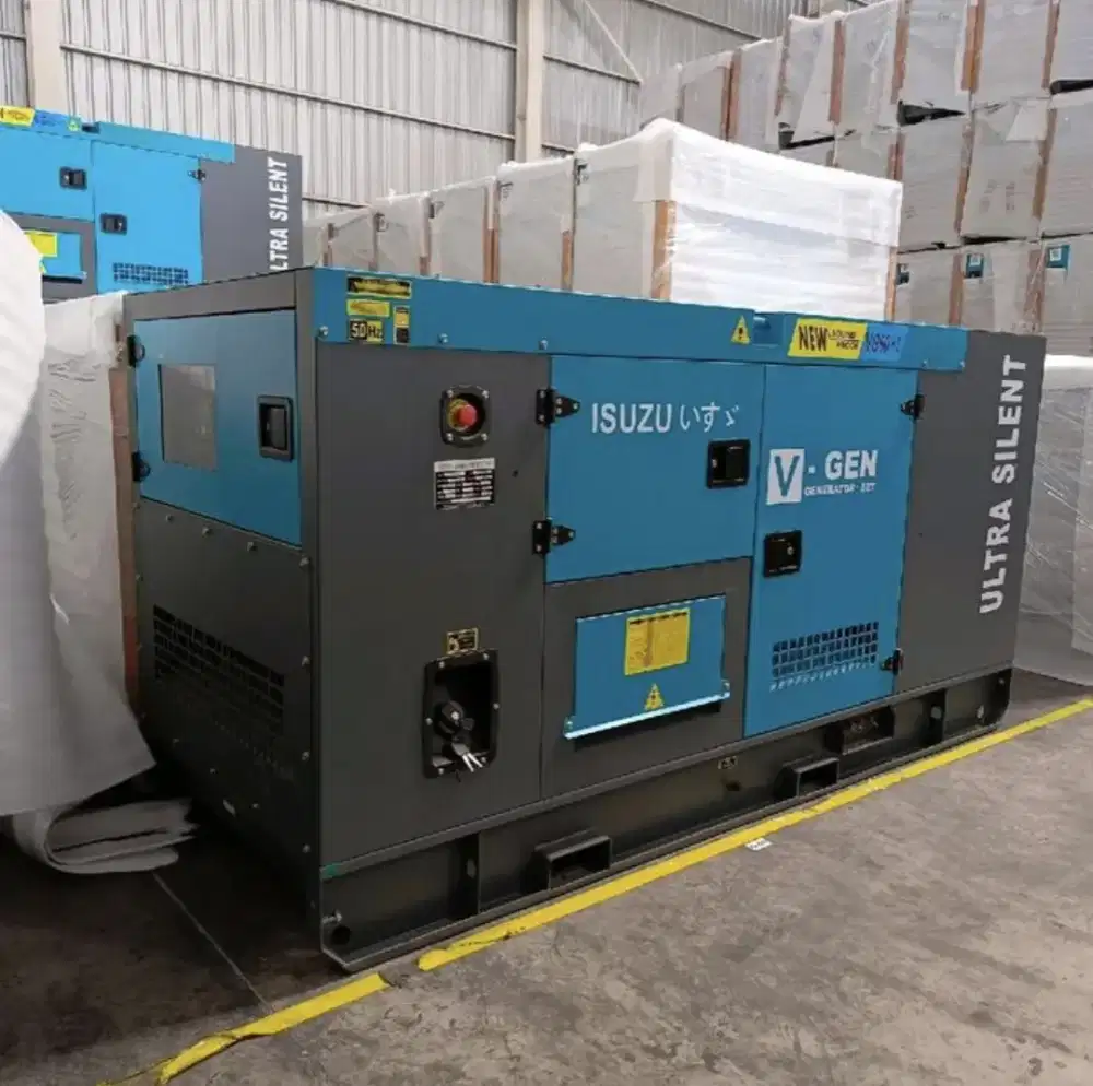 Genset Isuzu 60 kva ultra silent generator 60kva original resmi