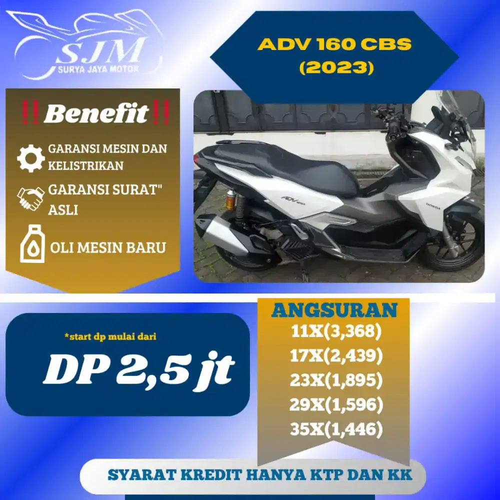 ADV 160 CBS 2023 Pajak Panjang