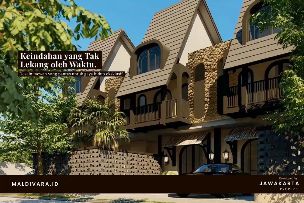 VILLA 3 KAMAR TIDUR DI KOTA BATU MALANG DEKAT JATIM PARK 3