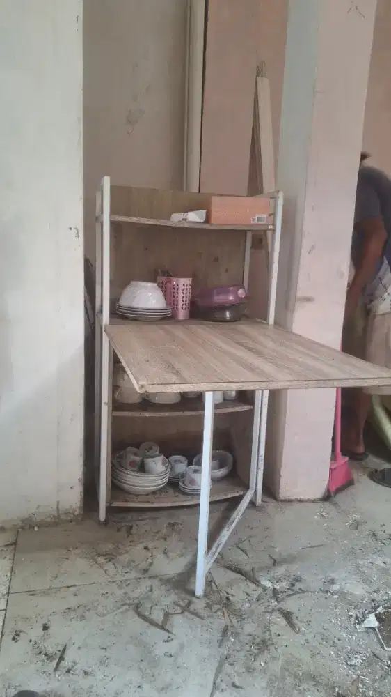 Lemari Meja multifungsi, bisa buka tutup