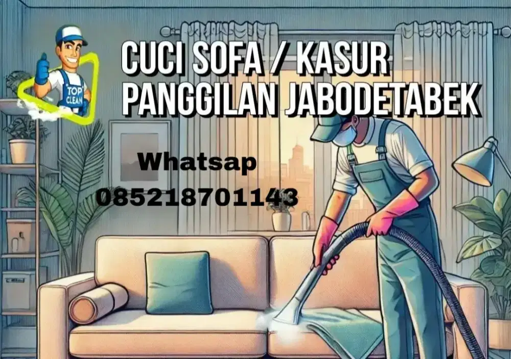 Terima Jasa cuci kasur vakum sofa karpet dll
