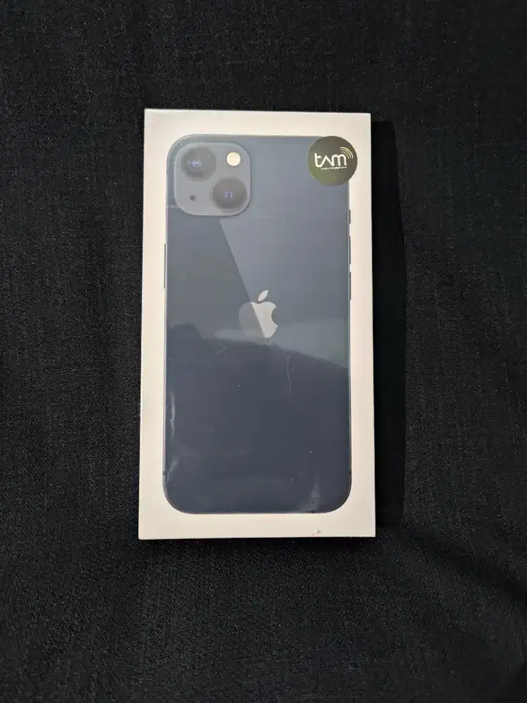 IPHONE 13 128GB IBOX SEGEL BARU MIDNIGHT HITAM