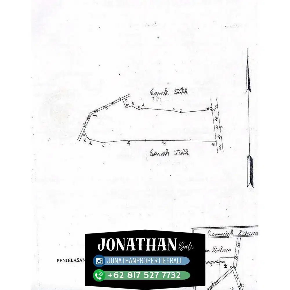 Dijual Tanah di Raya Batubolong – Canggu, Bali