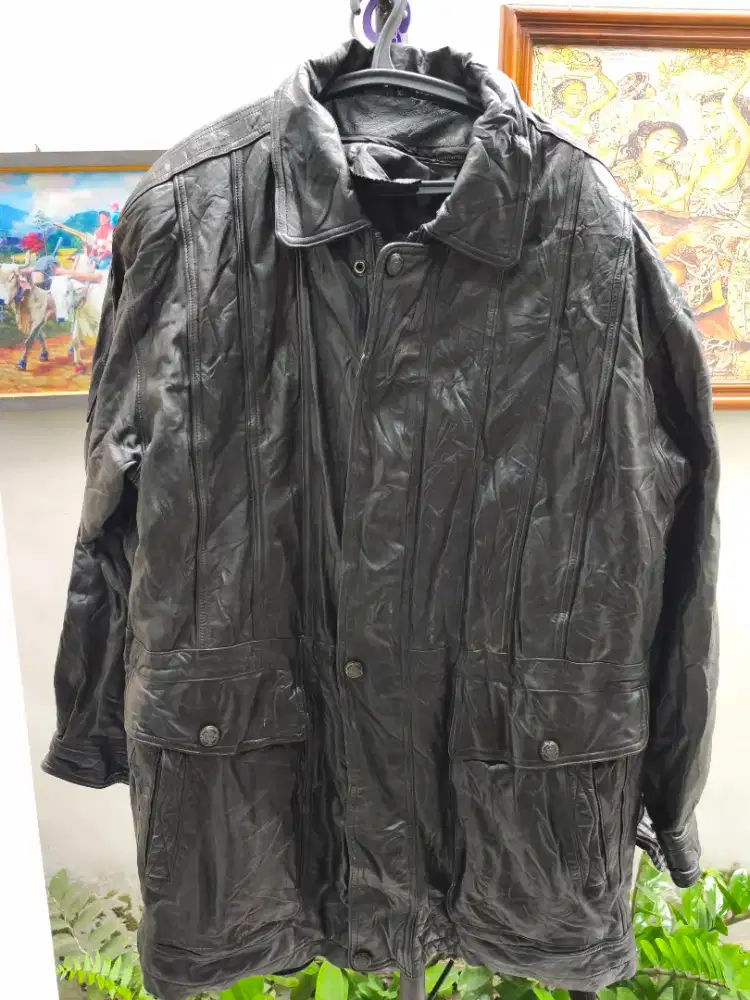 Jaket kulit pria