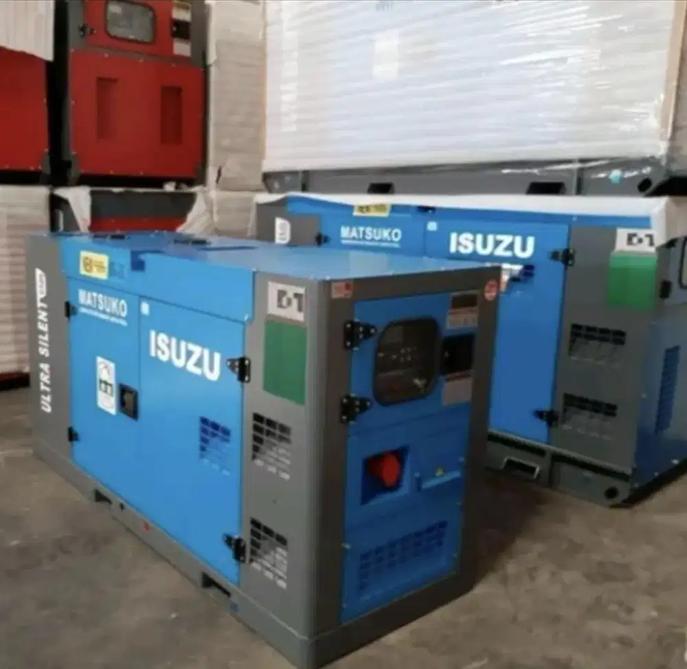 Genset Isuzu 20kva generator 20 kva silent original resmi