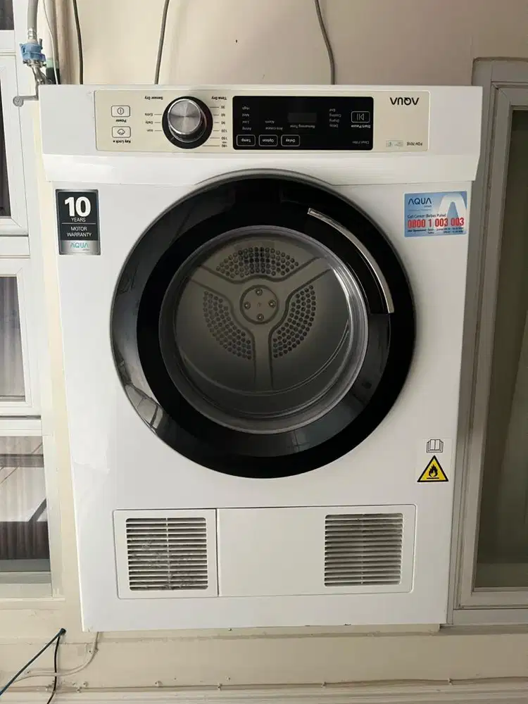 AQUA Elektronik Dryer Front Load FQV-701E Mesin Pengering Pakaian