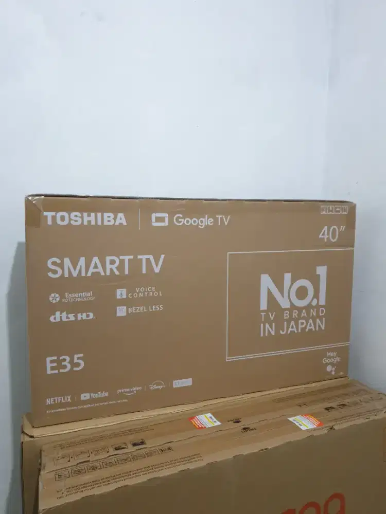 TOSHIBA GoogleTV Digital 40 inch. 100% Baru, bisa COD + Setting