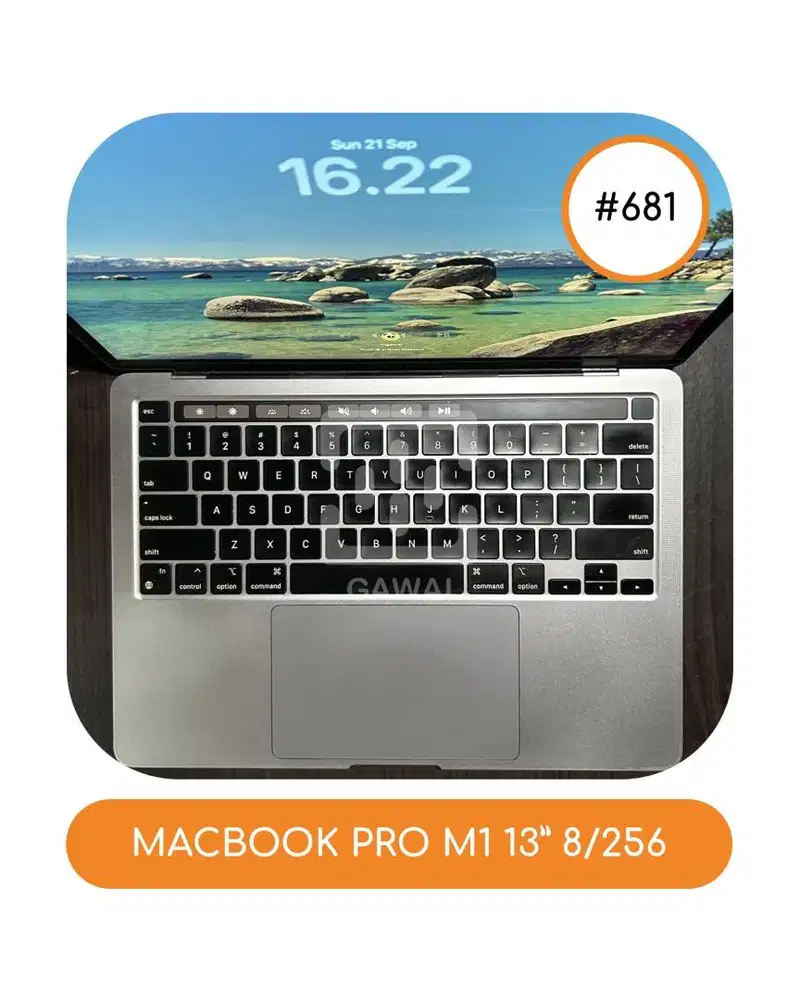 #681 Macbook Pro M1 Space Gray 8/256 BH 81%