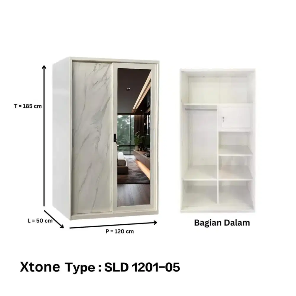 Lemari besi PREMIUM murah dan BARU