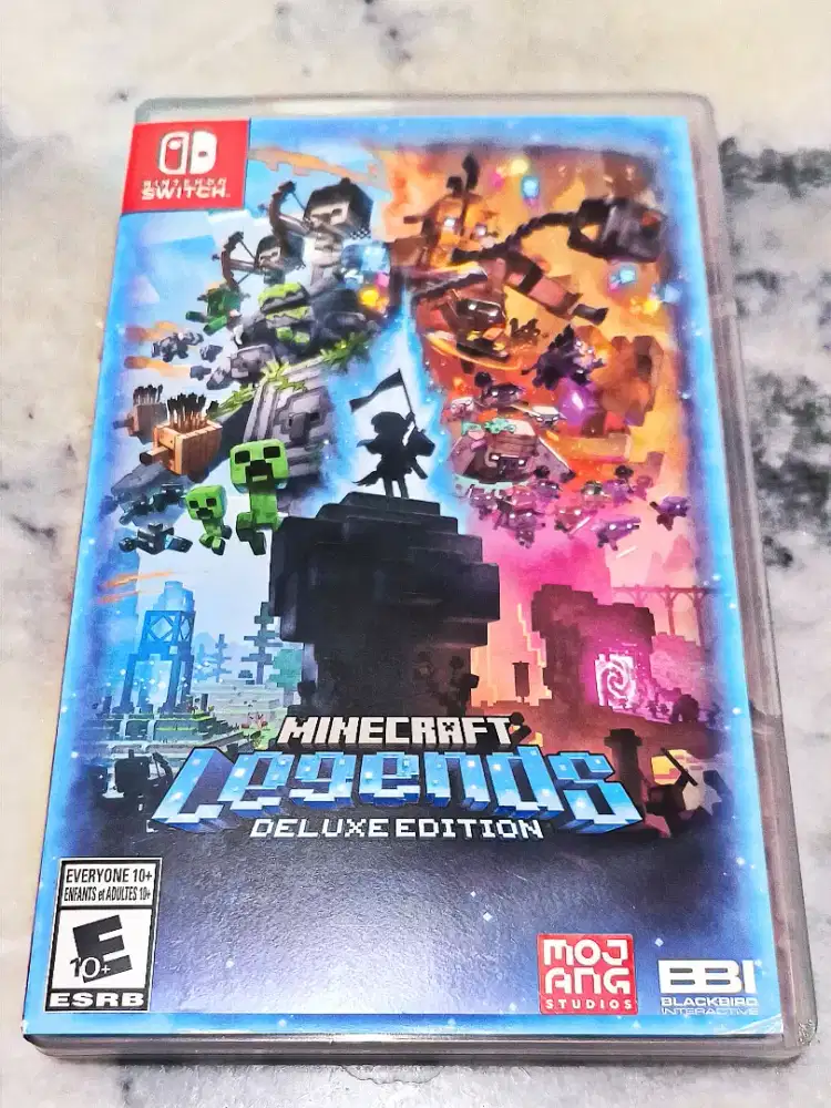 Kaset Nintendo Switch Minecraft Legends Region USA Ori Mulus Like New