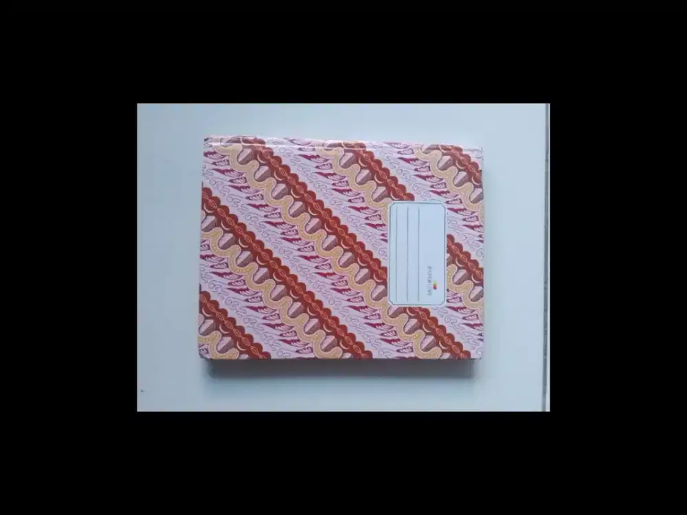 Buku Tulis Motif Batik – Hardcover, Garis A6 100 lembar