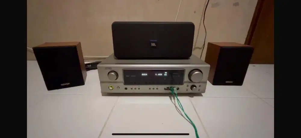 DENON AVR-1705 + 1 Center Jbl + Speaker Denon