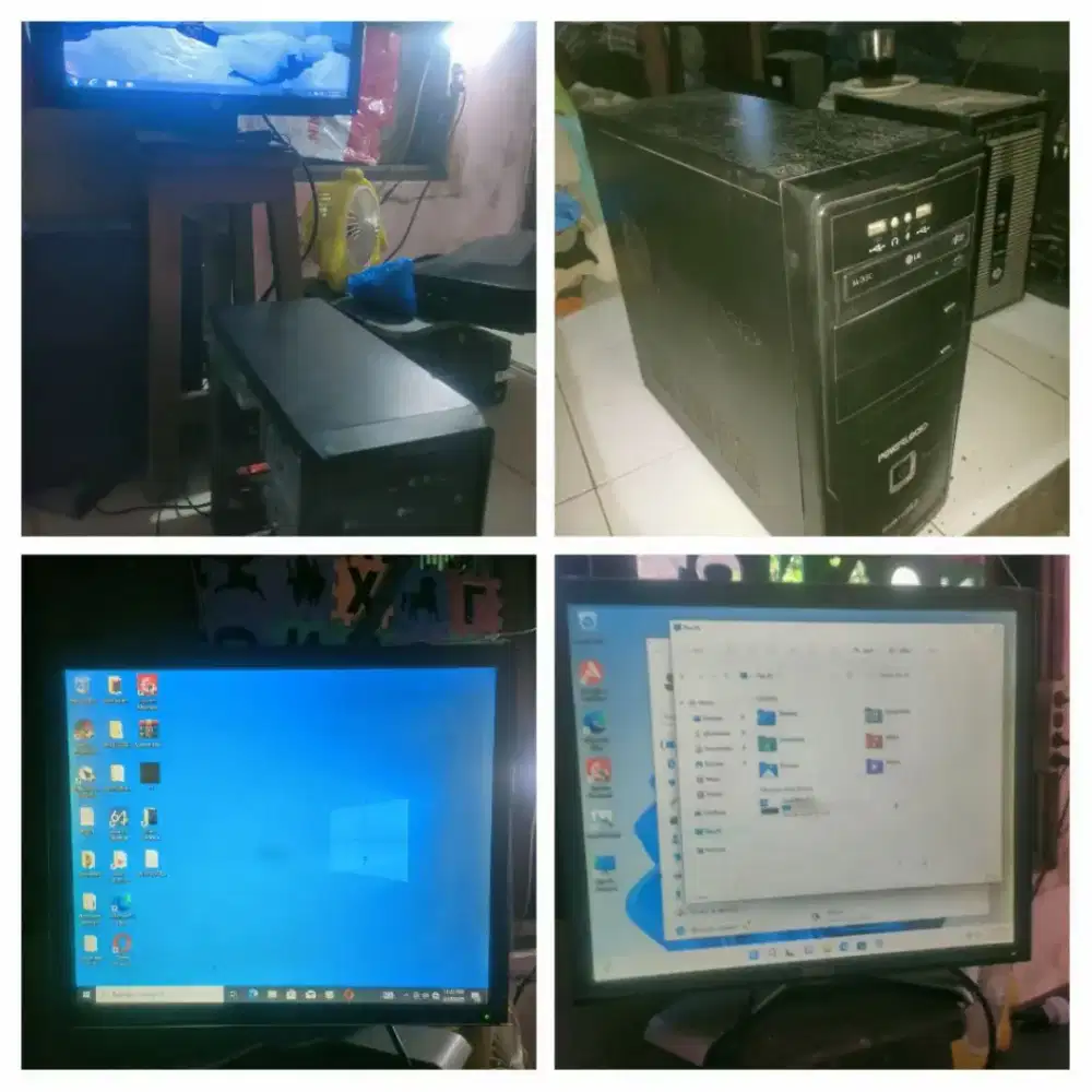 komputer pc core duo & monitor, dijamin sangat cepat dan andal