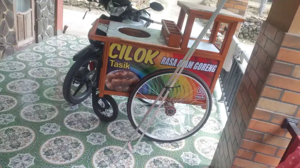 Gerobak cilok.gerobak siomay