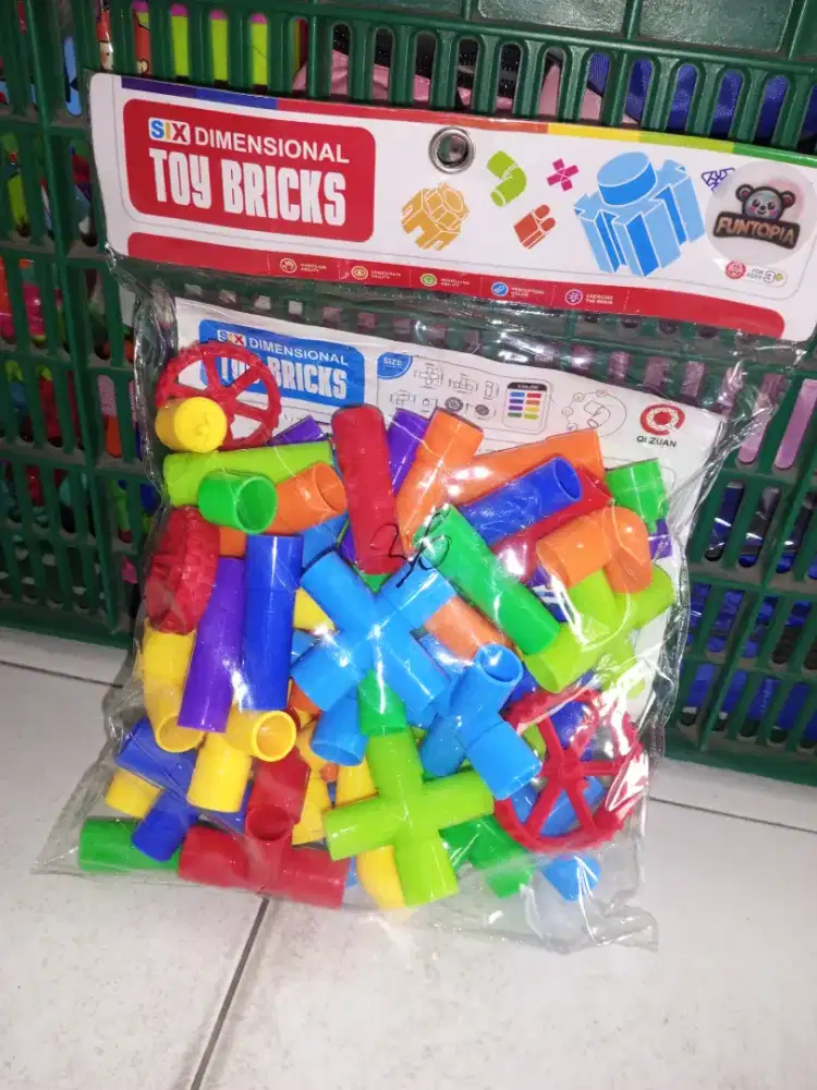 Mainan Anak Block Pipa