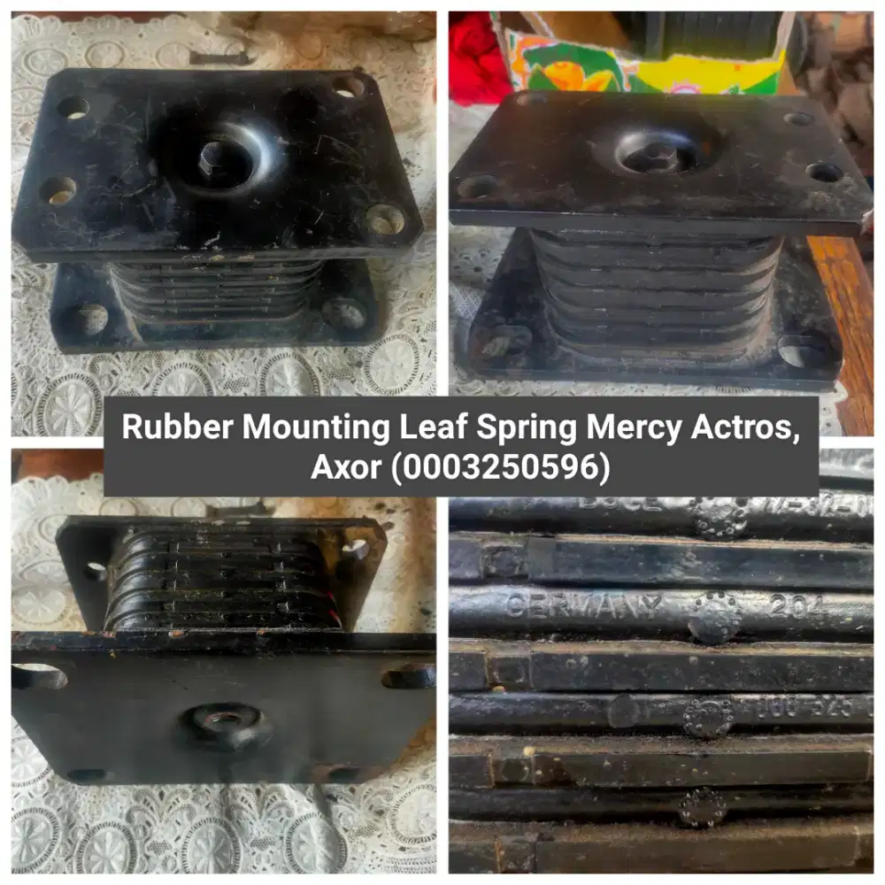 Rubber Mounting Leaf Spring Mercy Actros, Axor