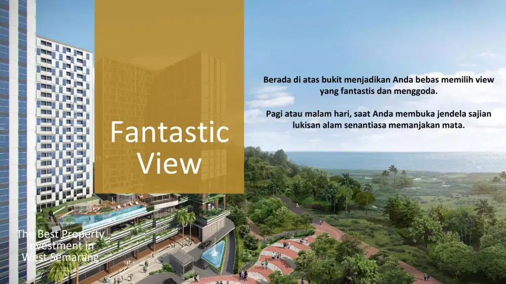 APARTEMEN SPEKTACULAR DI SEMARANG 1 KAMAR TIDUR PROMO HEMAT SPESIAL SEPTEMBER
