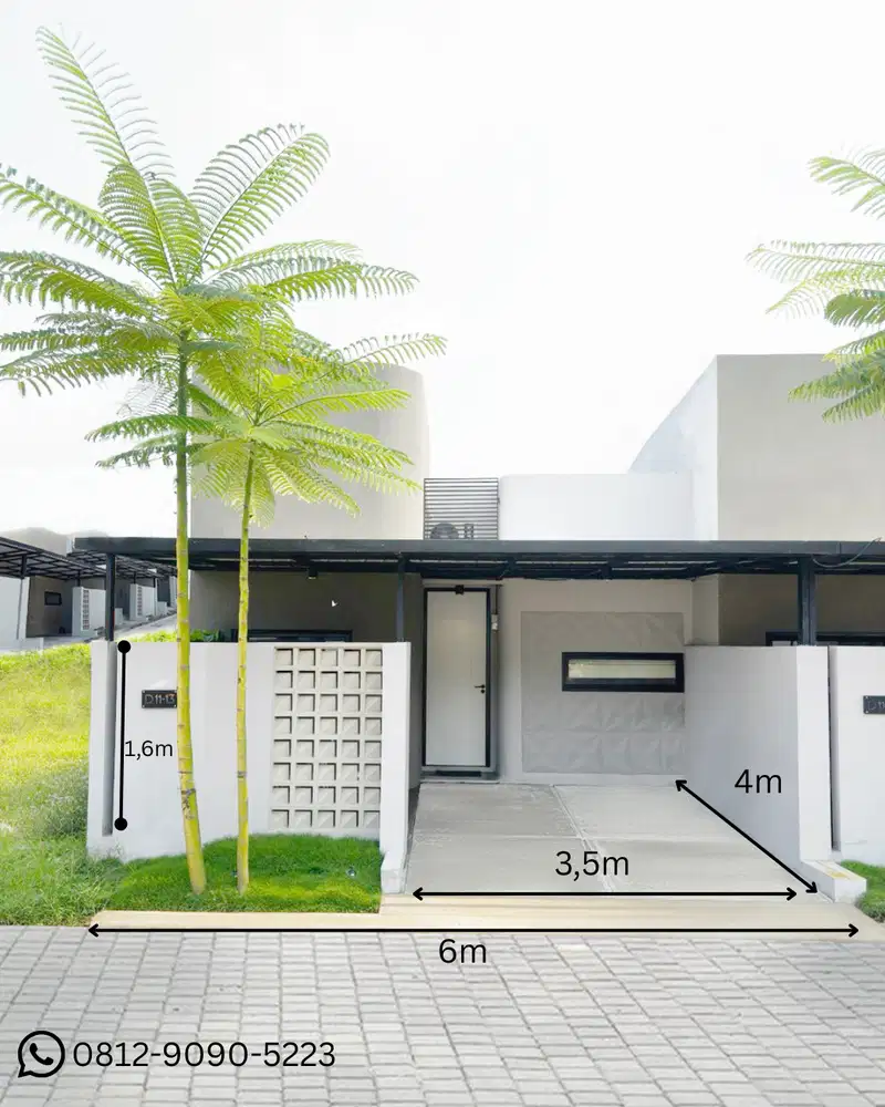 JUAL RUMAH MADIUN 0KM JALAN RAYA DEKAT WISATA