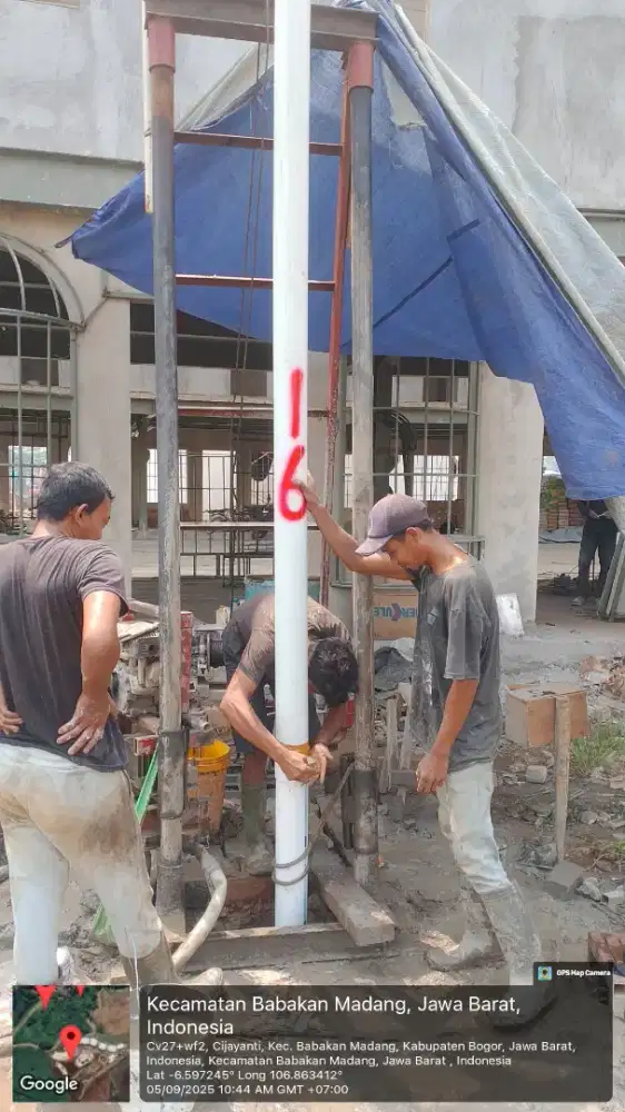 Jasa pembuatan sumur bor dan servis pompa