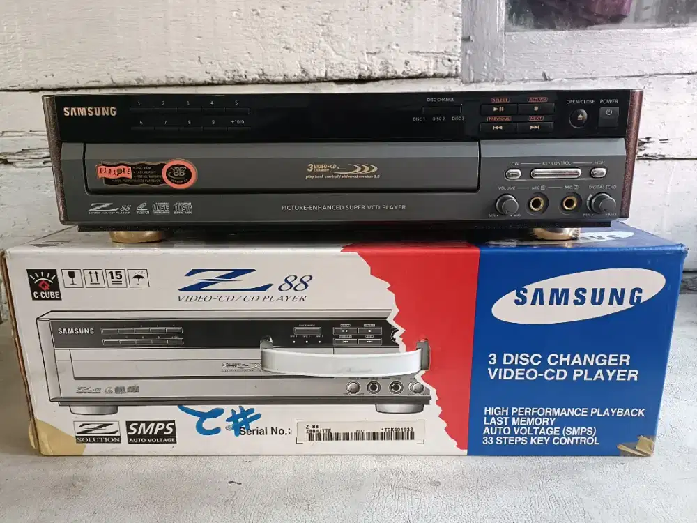 VCD Samsung 3 disc (bekas)