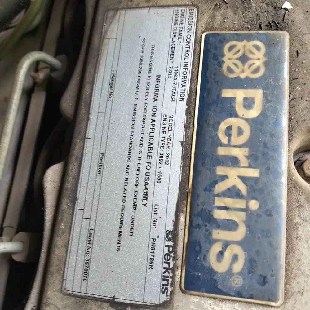 Perkins genset 200 kva