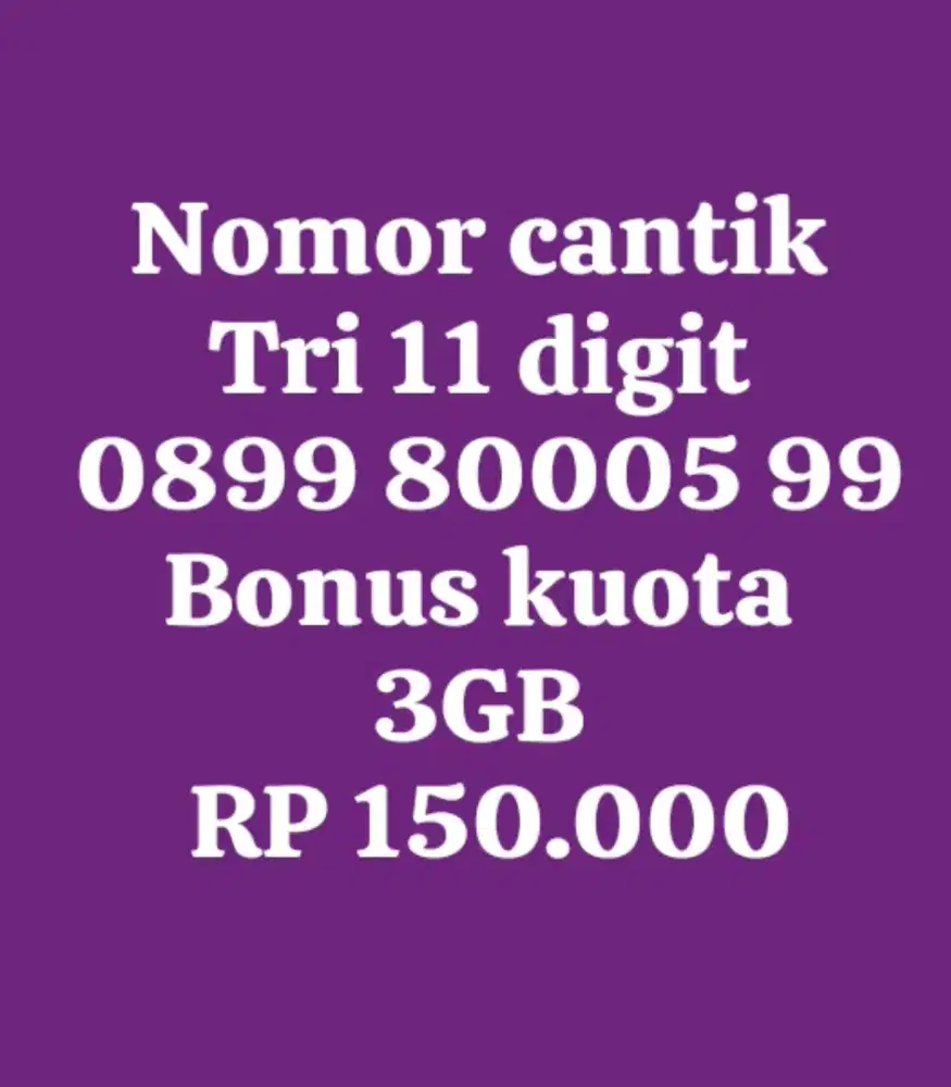 PERDANA TRI 11 DIGIT
