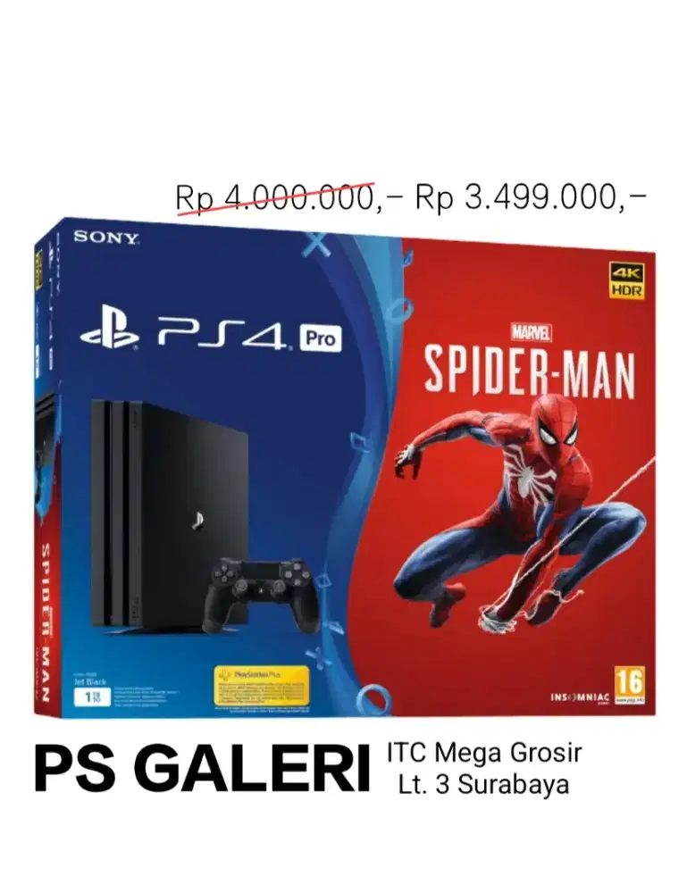 PS4 PRO 1TB HAND FULL GAME HARGA TERMURAH