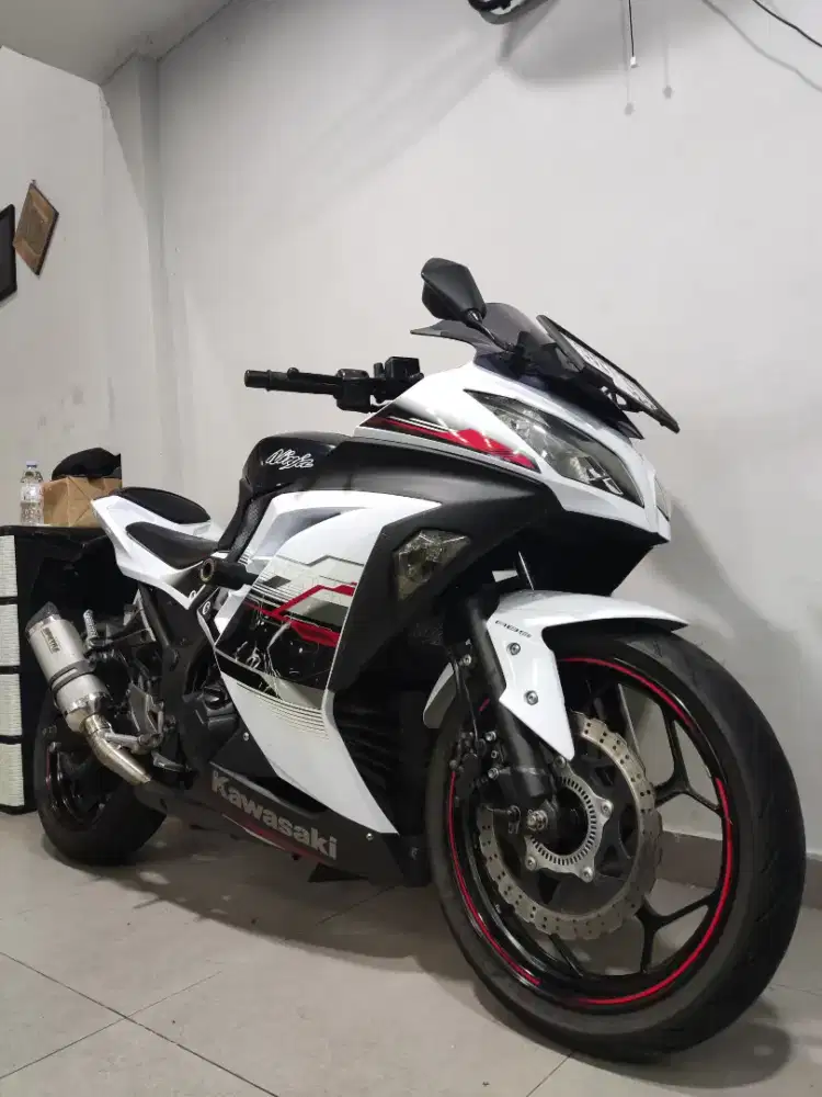 Ninja 250 ABS Fi 2014 / 2015 Antik Km 23rb Original + Bonus ABBA