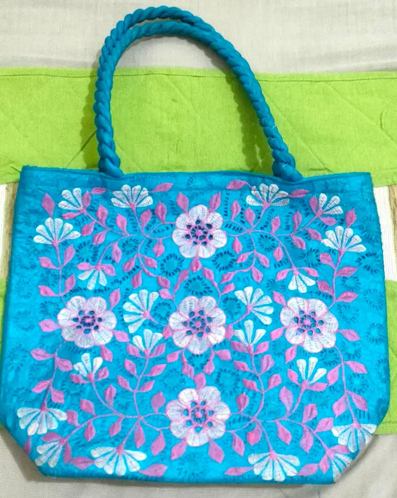 Tas bordir bunga preloved