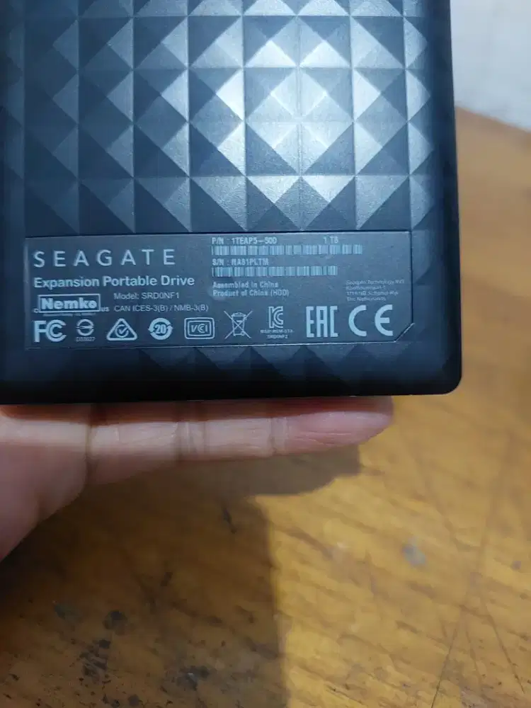 SEAGATE expantion Drive 1Tera
