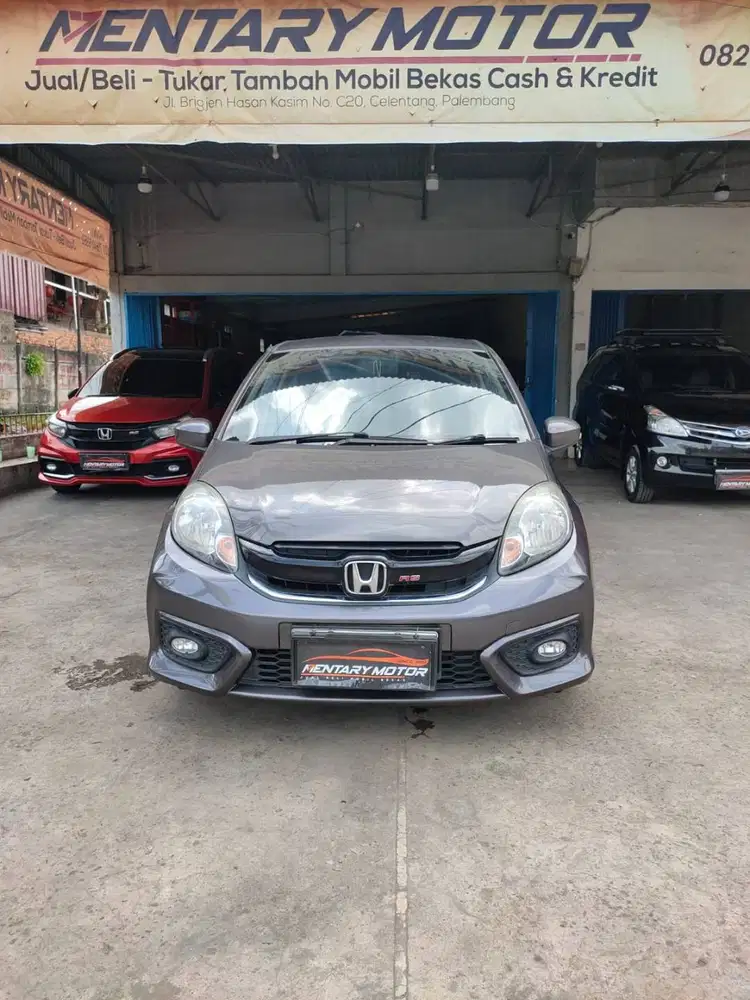 Honda Brio 1.2 E Satya Manual Abu-Abu Metalik 2016 Bagus Terawat Kece