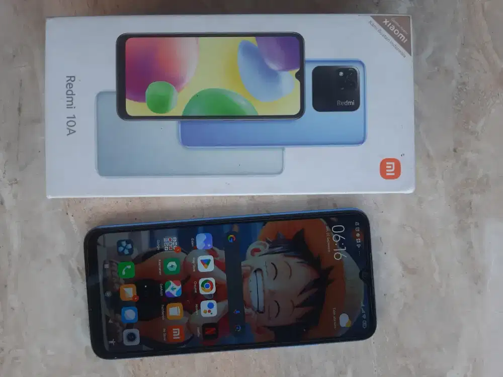Redmi 10a 4/64 batre badak 5000 mah