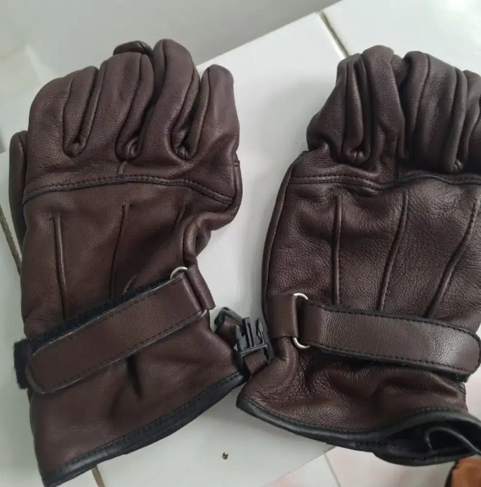 Sarung Tangan Motor Wanita bahan Kulit