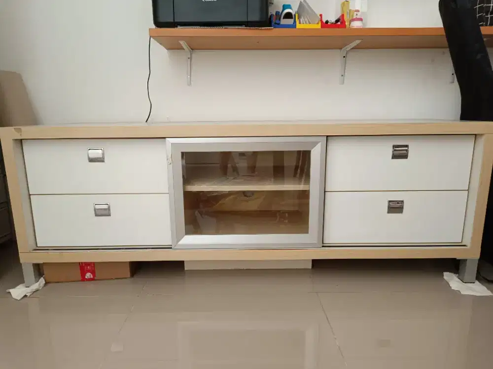 MELANDAS KAYU ASLI TV RACKS (MULTI FUNCTION)