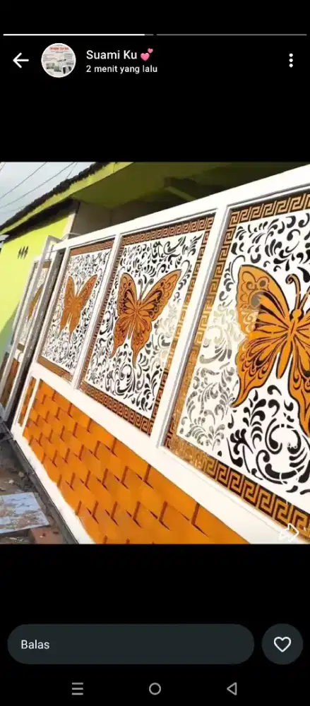 Pagar, kanopi, mezzanine, tralis dll