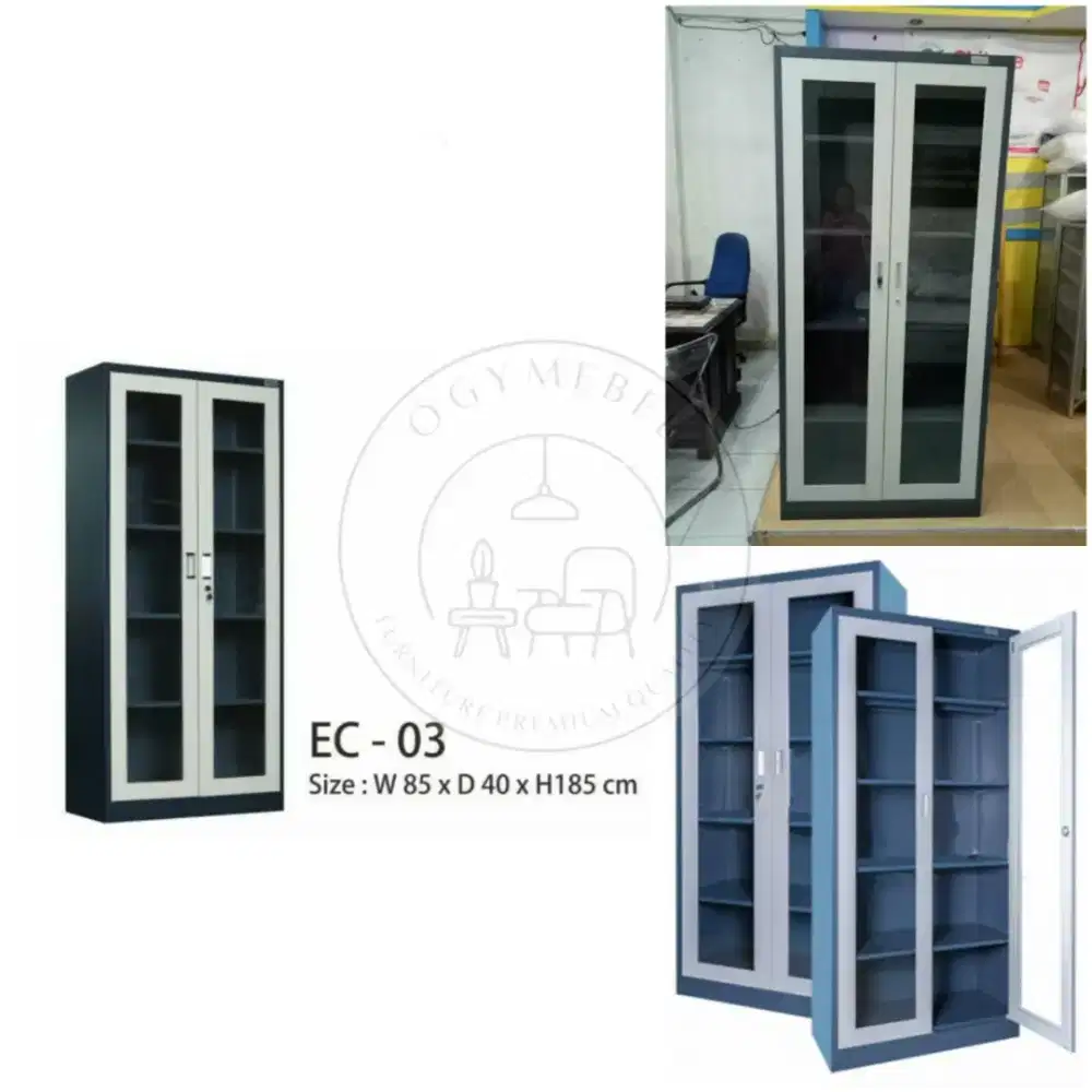 READY LEMARI ARSIP BESI EC03 TERMURAH TERLARIS SALE