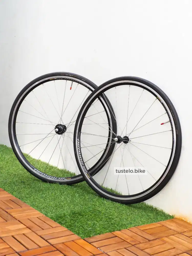 Wheelset 700c Strummer Aeroroad Lo-Pro Ban Kevlar Continental 25c