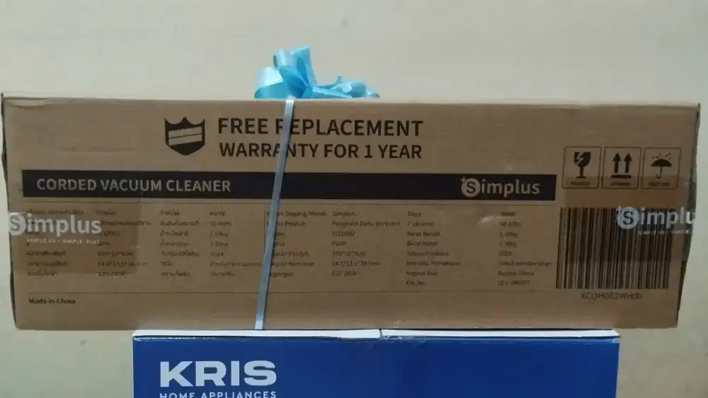 Dijual Corded Vacuum cleaner 400W Merk Simplus