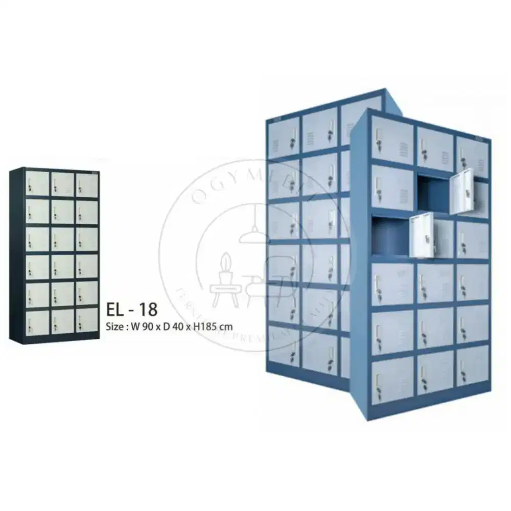 READY LEMARI ARSIP BESI 18 RUANG TERMURAH TERLARIS SALE